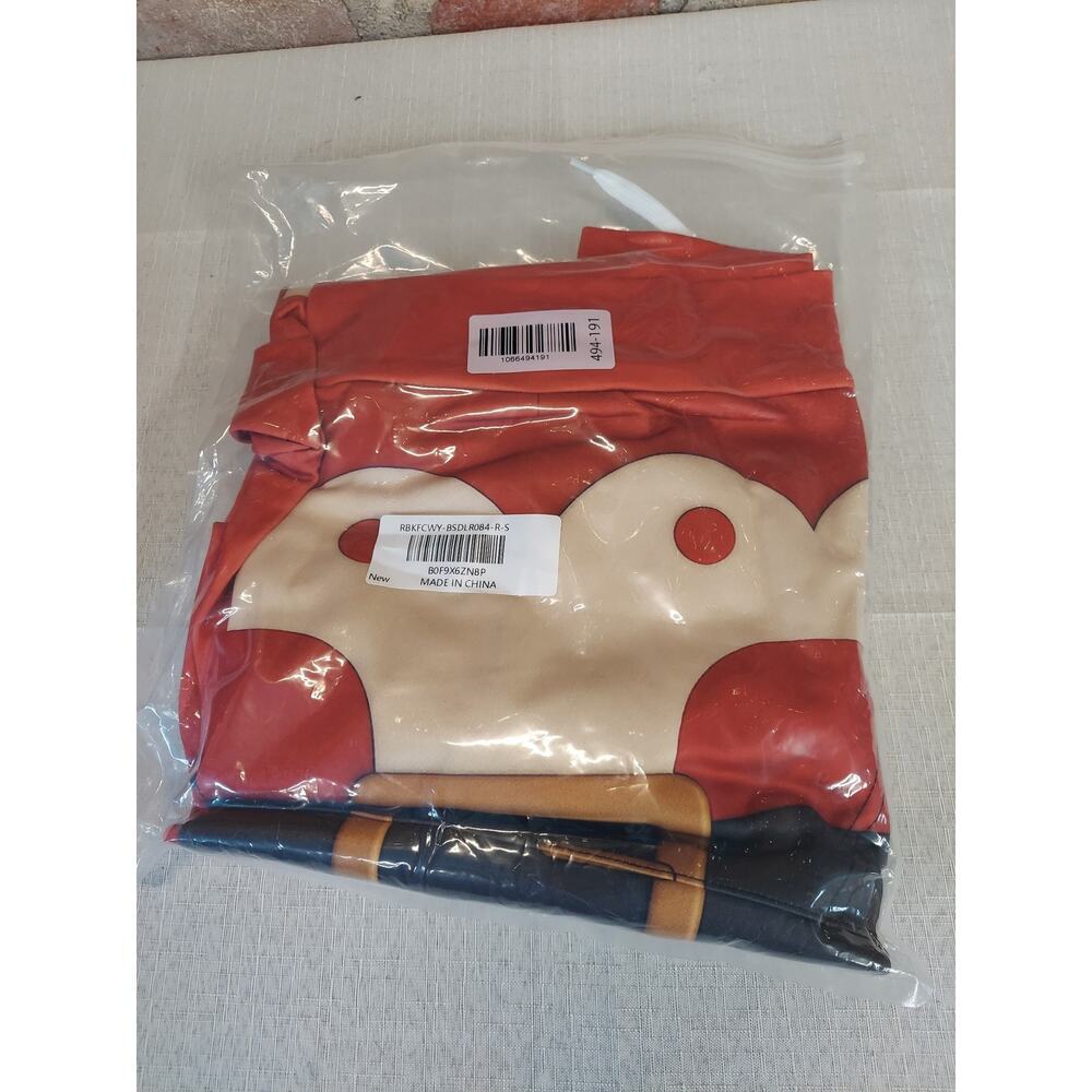 Santa Suit Hoodie Mens Sz S Small Red Christmas Holiday Pullover Sweatshirt - Picture 2 of 2